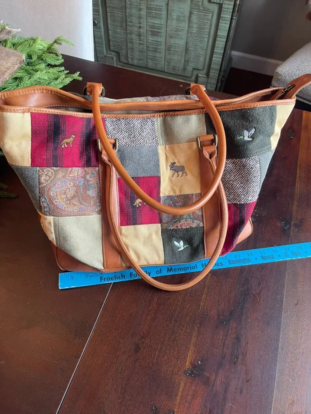Vintage 90's  L.L.Bean Boat & Tote Bag - Picture 10 of 15